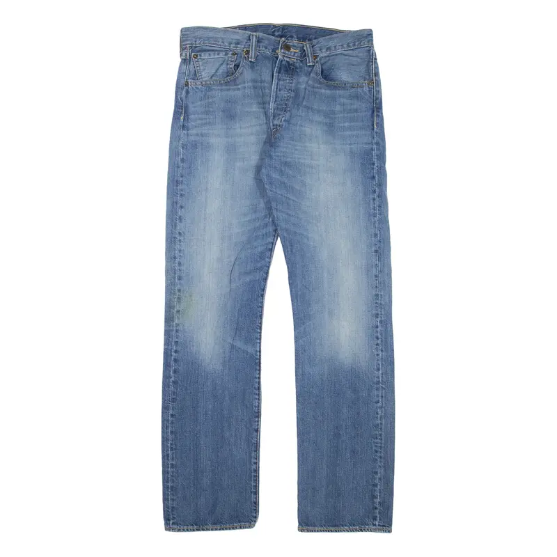 LEVI'S 501 Jeans Blue Denim Regular Straight Mens W32 L32