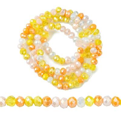 Electroplate Glass Beads Strands