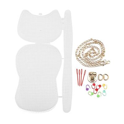 DIY Plastic Knitting Crochet Bag Making Kits