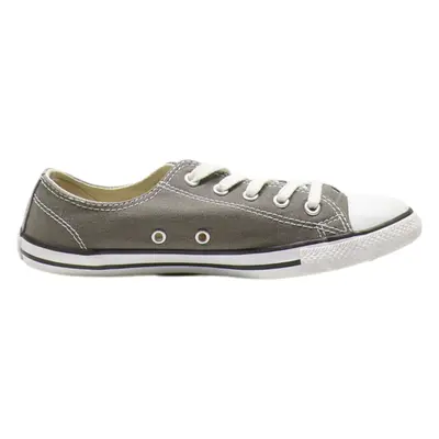 CONVERSE Low Top Trainers Grey Canvas Womens UK 4