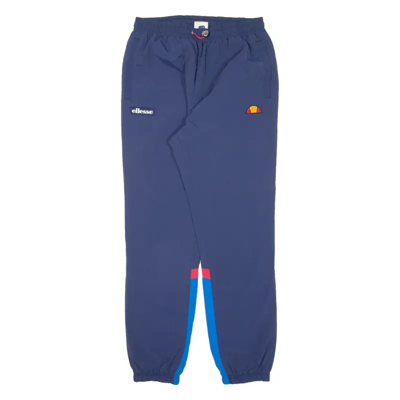 ELLESSE Womens Track Pants Blue Tapered S W27 L28
