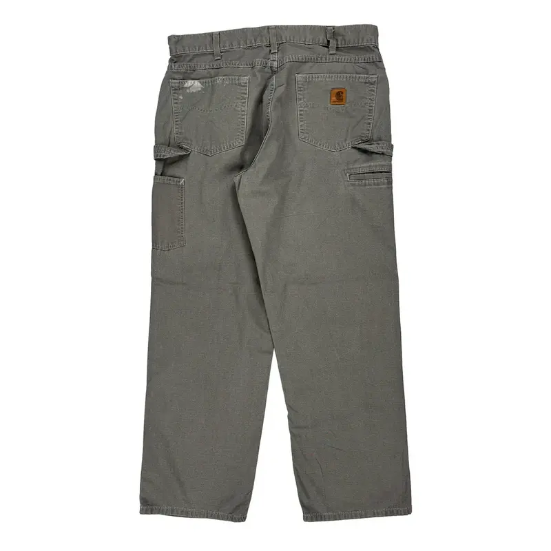 Carhartt Carpenter Trousers - 34W 31L Grey Cotton