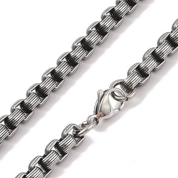 304 Stainless Steel Box Chain Necklaces
