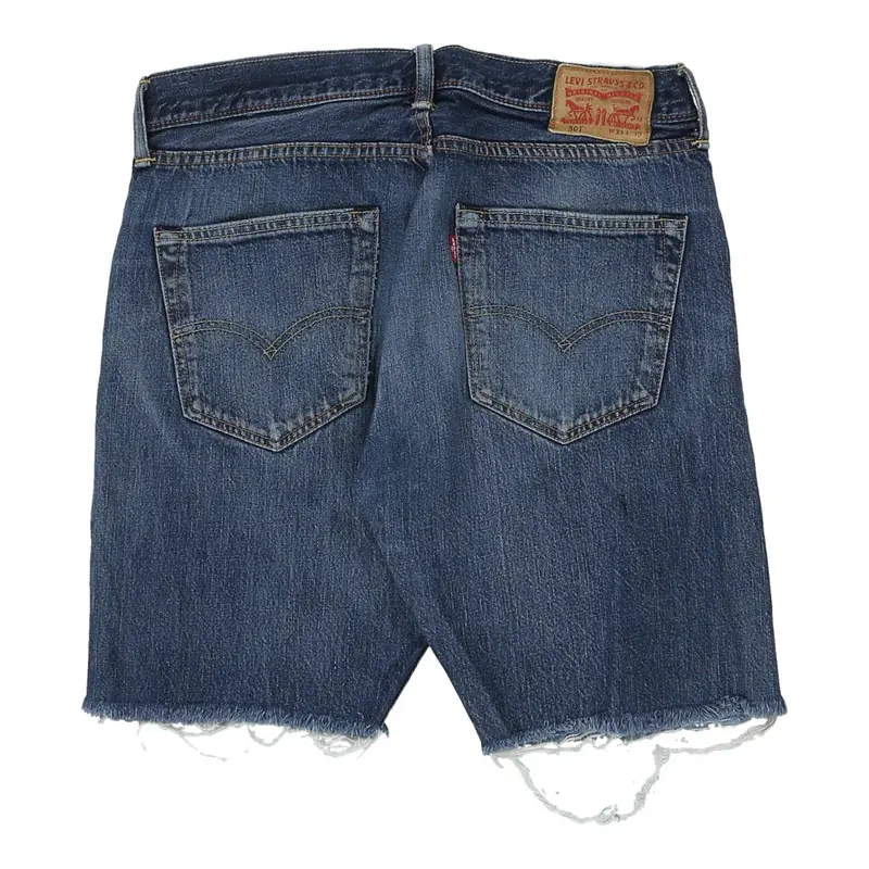 501 Levis Denim Shorts - 32W 8L Blue Cotton