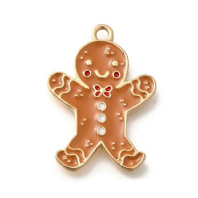 Christmas Theme Alloy Enamel Pendants