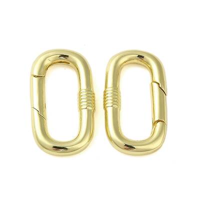 Brass Spring Gate Rings