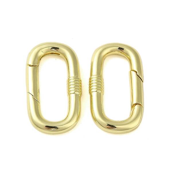Brass Spring Gate Rings