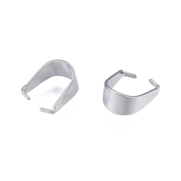 Non-Tarnish 304 Stainless Steel Snap on Bails
