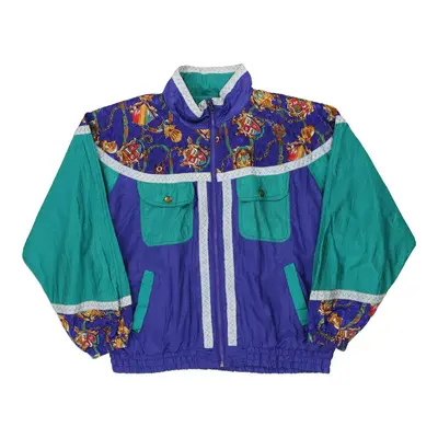 1980s Active Frontier Jacket - Large Block Colour Polyester