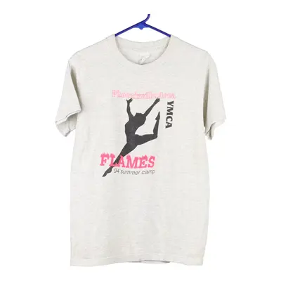 YMCA Unbranded Graphic T-Shirt - Medium Grey Cotton