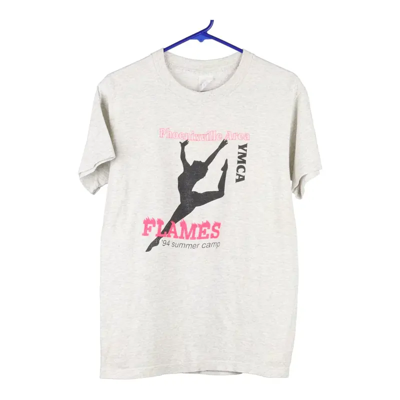 YMCA Unbranded Graphic T-Shirt - Medium Grey Cotton