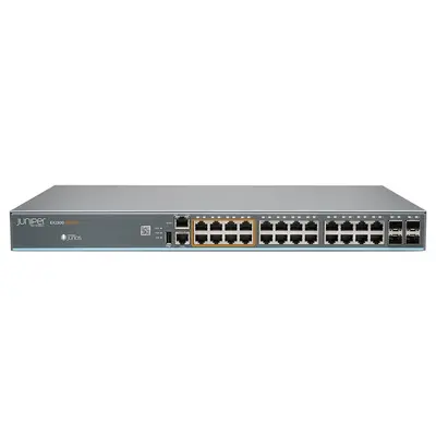 Juniper EX2300-24MP-VC | EX2300 Series 24 x RJ-45 Ports PoE+ 1000Base-T + 4 x SFP+ Ports Layer 3 Managed Rack-mountable Gigab...