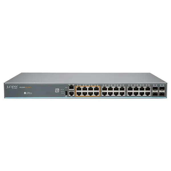 Juniper EX2300-24MP-VC | EX2300 Series 24 x RJ-45 Ports PoE+ 1000Base-T + 4 x SFP+ Ports Layer 3 Managed Rack-mountable Gigab...