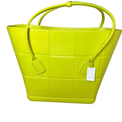 Pre-owned Bottega Veneta Rubber travel bags Intrecciato Weave Arco