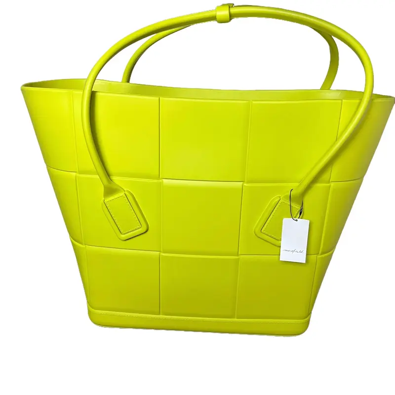 Pre-owned Bottega Veneta Rubber travel bags Intrecciato Weave Arco