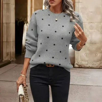 STELLA - POLKA DOT KNITTED SWEATER