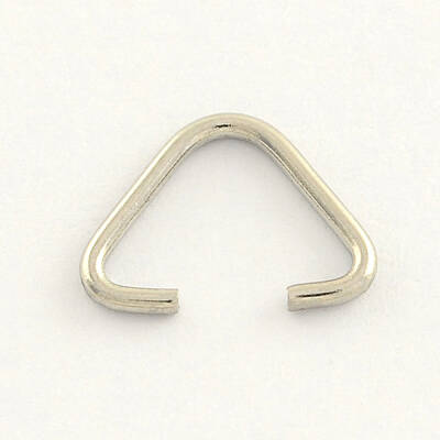 Non-Tarnish 304 Stainless Steel Triangle Rings