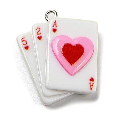 Valentine's Day Resin Pendants