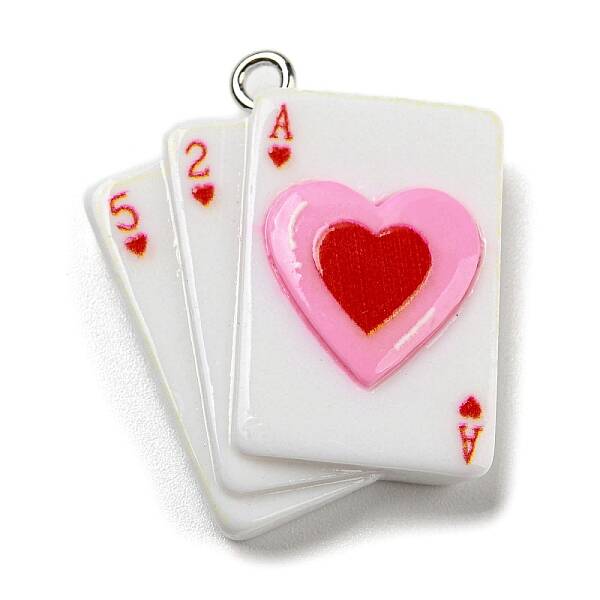 Valentine's Day Resin Pendants