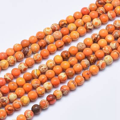 Natural Imperial Jasper Beads Strands