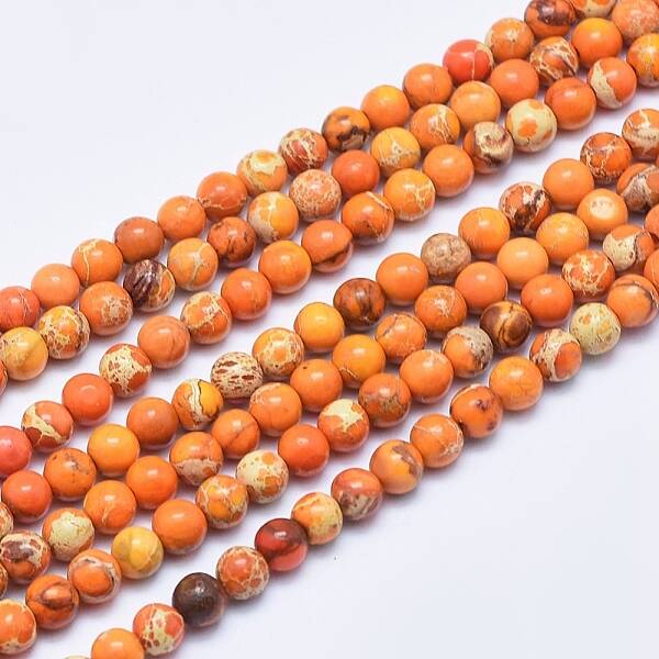 Natural Imperial Jasper Beads Strands
