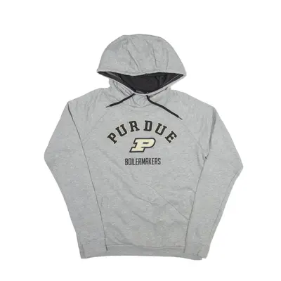 COLOSSEUM Purdue Boilmakers USA Hoodie Grey Pullover Womens L