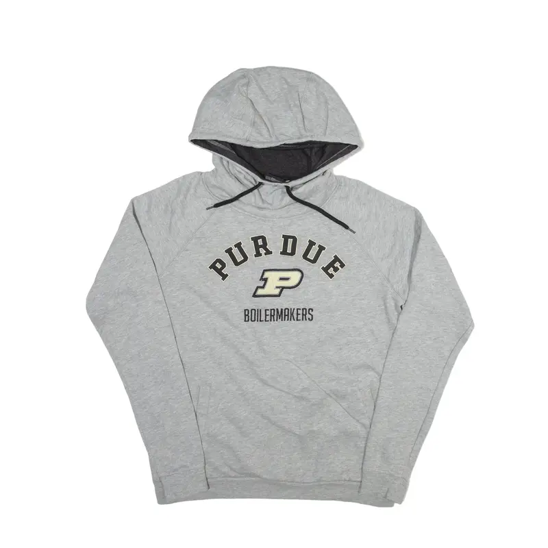 COLOSSEUM Purdue Boilmakers USA Hoodie Grey Pullover Womens L