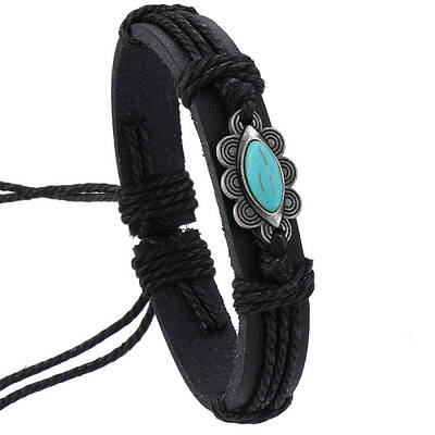 PU Leather Cord Adjustable Bracelets