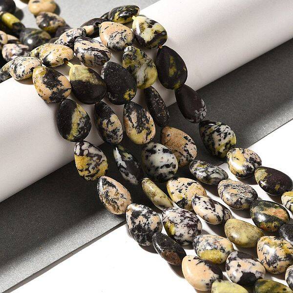 Natural Yellow Turquoise(Jasper) Beads Strands