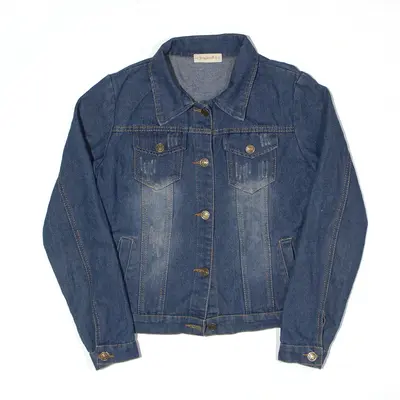CRETORE Jacket Blue Denim Womens S