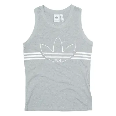 ADIDAS Mens Vest Grey Sleeveless S