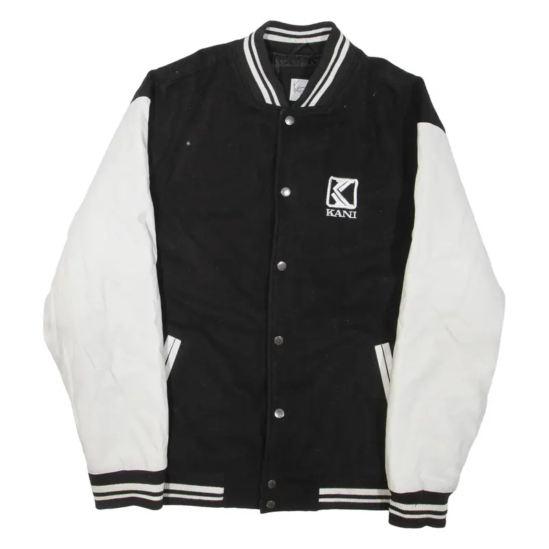 KARL KANI Mens Varsity Jacket Black XL