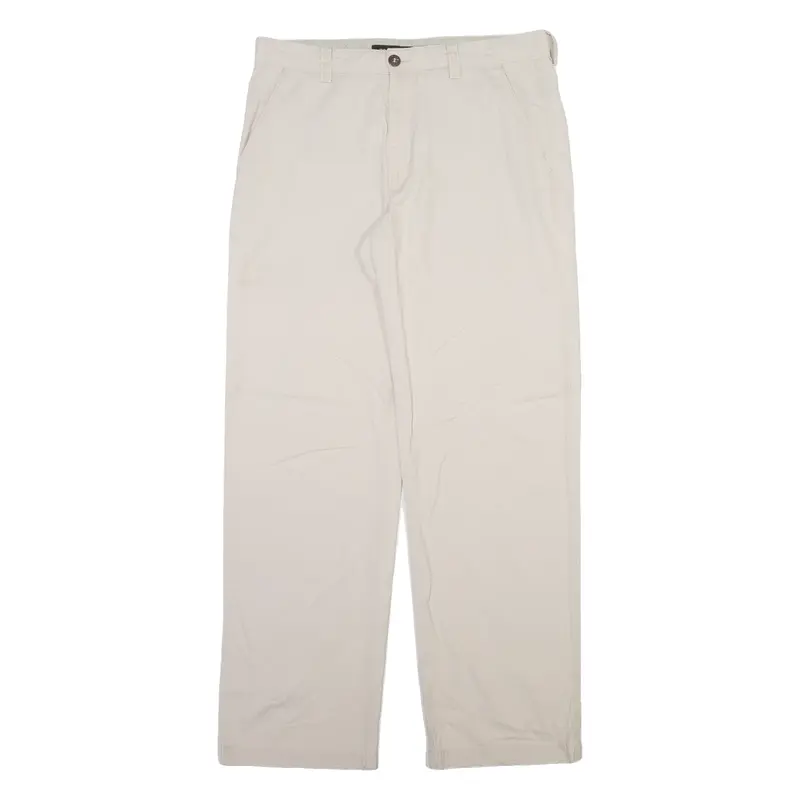 DOCKERS Mens Trousers Beige Regular Straight W33 L32