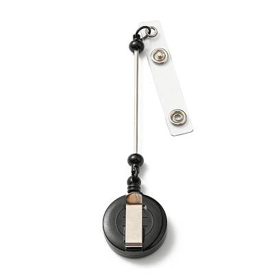 Iron & Plastic Beadable Badge Reels