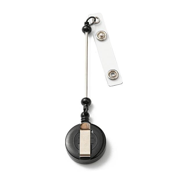 Iron & Plastic Beadable Badge Reels