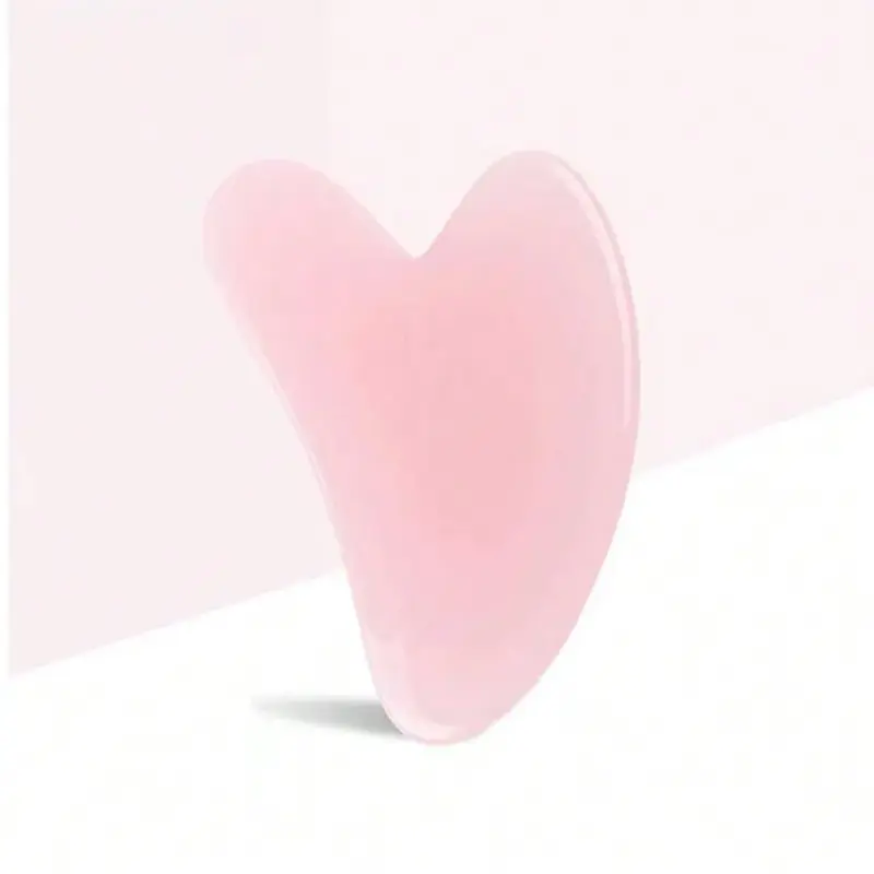 Portable Mini Heart Shaped Face Gua Sha Board, Gua Sha Facial Tool for Self Care, Comfort Body Massager, Face Scrapping Tool,...