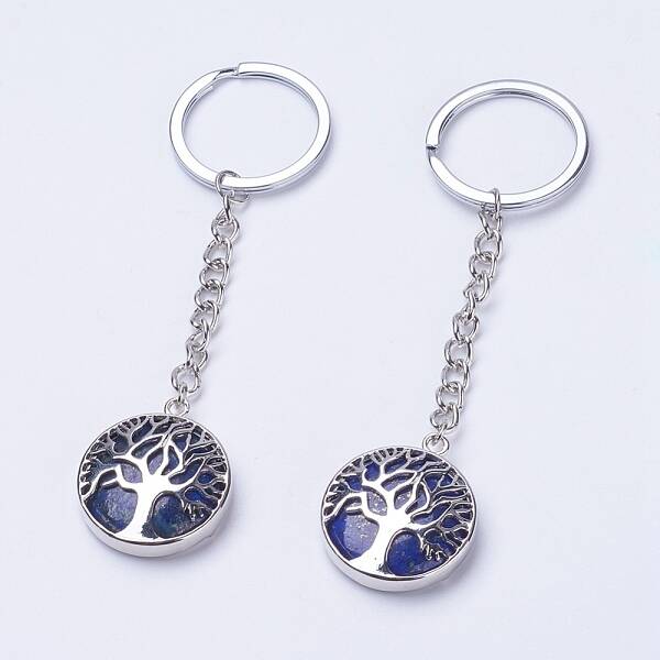 Natural Lapis Lazuli Keychain
