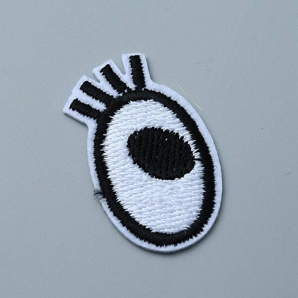 Single Eye Polyester Embroidery Cloth Iron on/Sew on Patches