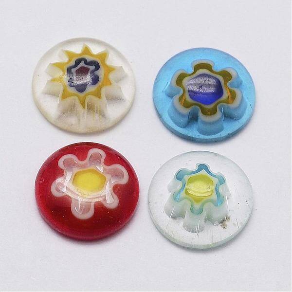 Handmade Millefiori Glass Cabochons