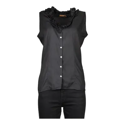 Conbipel Blouse - Small Black Viscose