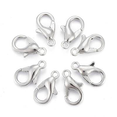 Zinc Alloy Lobster Claw Clasps