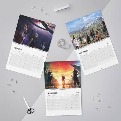 Final Fantasy Vii Remake Wall Calendar 2024