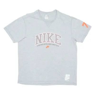 NIKE Mens T-Shirt Grey L