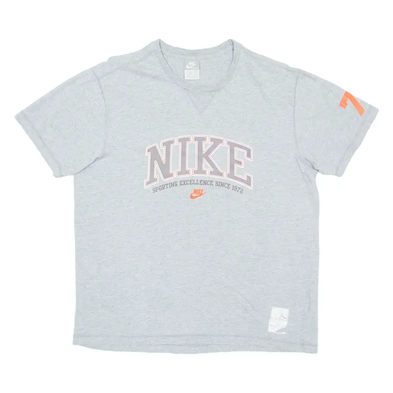 NIKE Mens T-Shirt Grey L