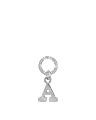 One Love Initial Charms | Metal Color: Silver | Style: A