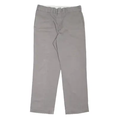 DICKIES 874 Workwear Mens Trousers Grey Regular Straight W36 L32