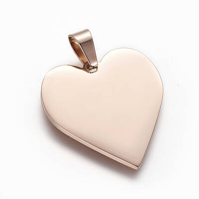 Ion Plating(IP) 304 Stainless Steel Stamping Blank Tag Pendants
