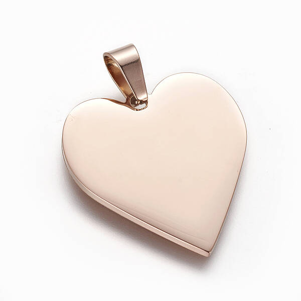 Ion Plating(IP) 304 Stainless Steel Stamping Blank Tag Pendants
