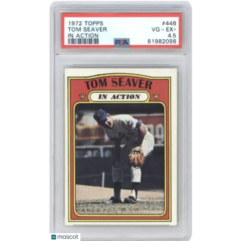 Tom Seaver PSA 1972 Topps #446 In Action Baseball 4.5