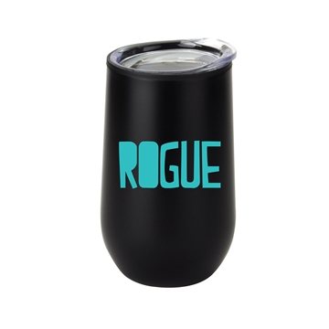 25 Promotional 14 oz Economy Stainless Steel Stemless Wine Glass ...